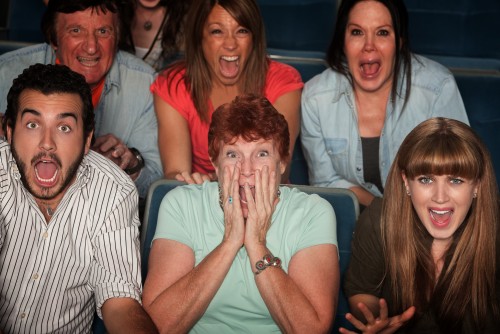 shocked audience